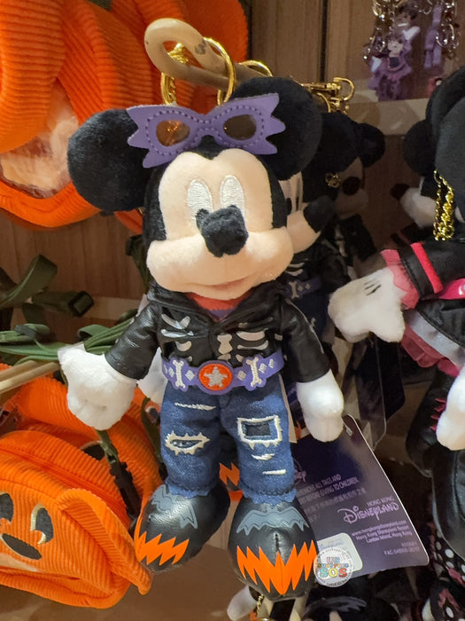 HKDL - 2026 Disney Halloween - Mickey and Friends Spooky Rock Band Collection x Mickey Mouse Plush Keychain