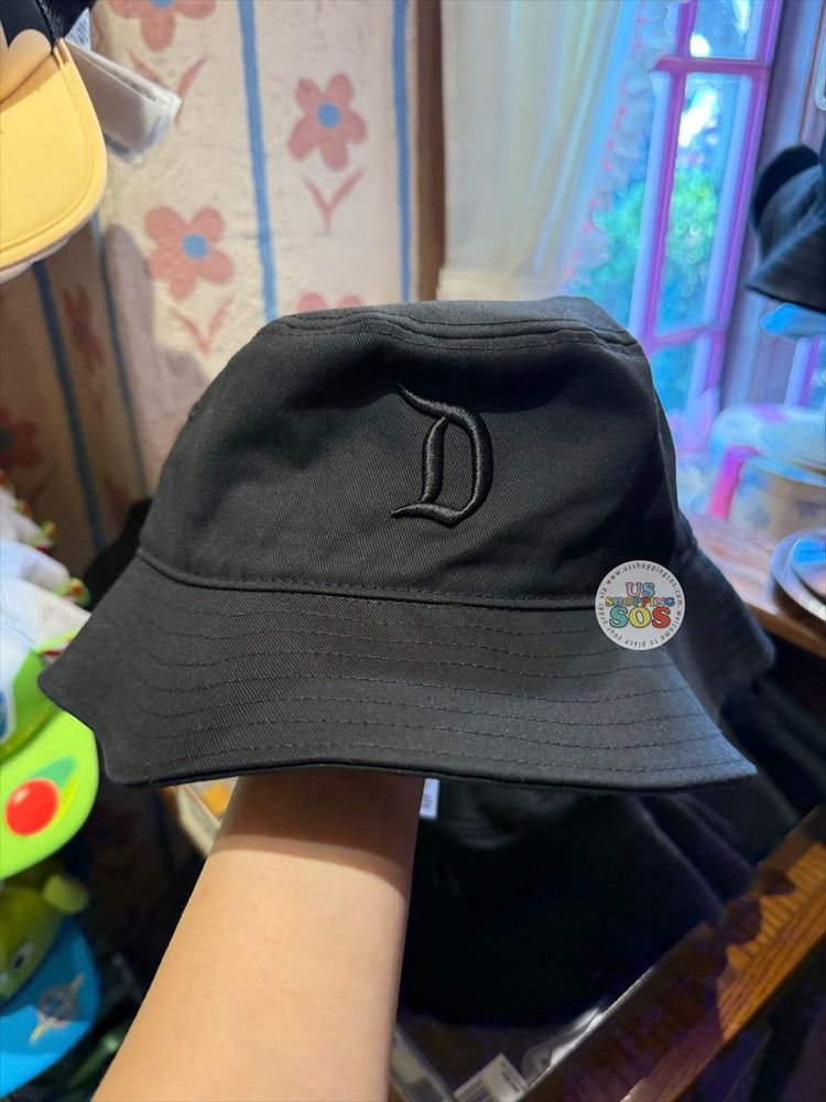 DLR/WDW - Create Your Own Headband - “Disneyland” Black Bucket Hat