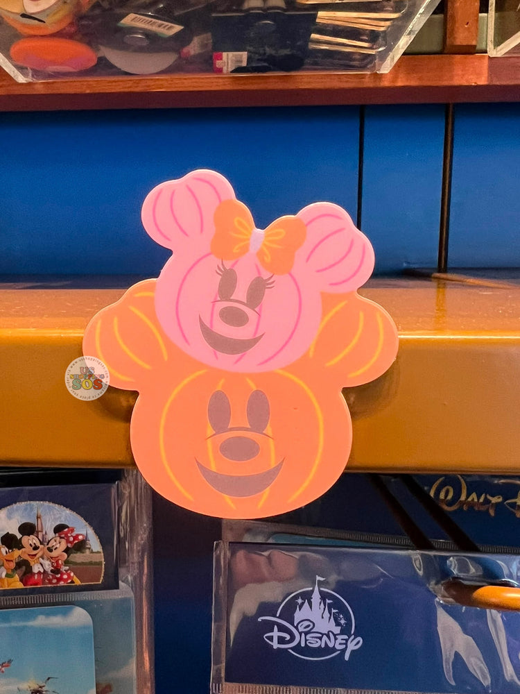 DLR/WDW - Halloween 2026 Pastel Cutie Ghost -Mickey & Minnie jack-o’-lantern Magnet