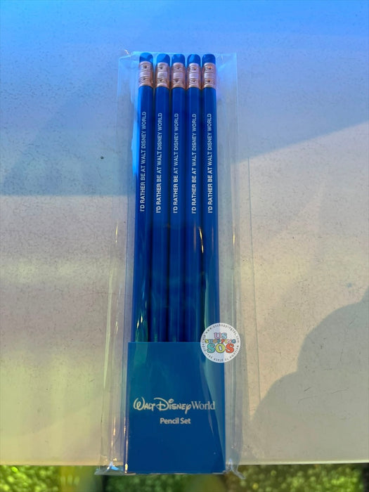 DLR/WDW - Logo Mania 2026 Last Day of Trip Blues - Cobalt Blue Park Logo Pencil