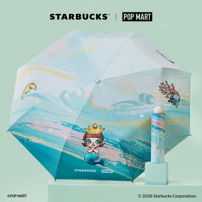 Starbucks Hong Kong - 2026 Popmart Molly Collection x Foldable Umbrella