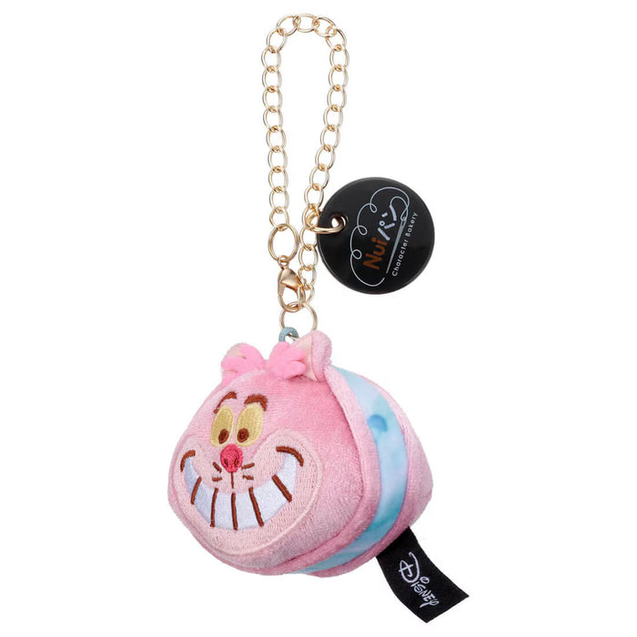 Japan Takara Tomy - Nui Pan Plush Keychain,  Strawberry Chocolate Macaron Cheshire Cat
