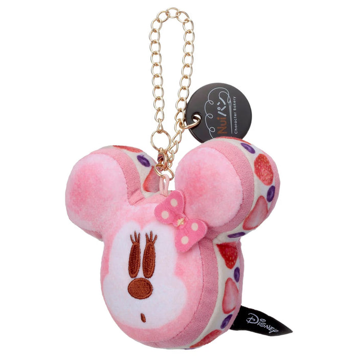 Japan Takara Tomy - Nui Pan Plush Keychain,  Sandwich Minnie Mouse