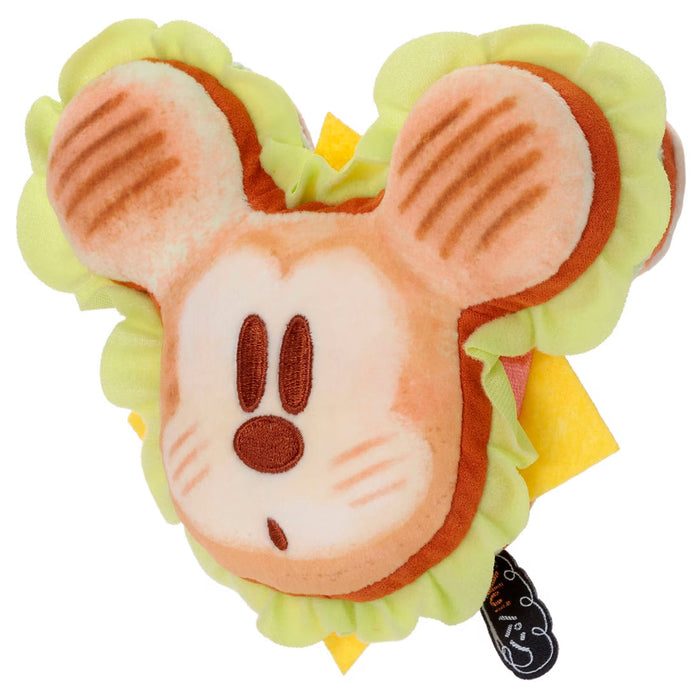 Japan Takara Tomy - Nui Pan Plush Toy Size S,  Sandwich Mickey Mouse