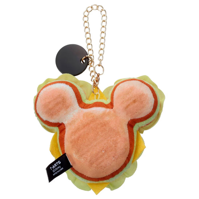 Japan Takara Tomy - Nui Pan Plush Keychain,  Sandwich Mickey Mouse