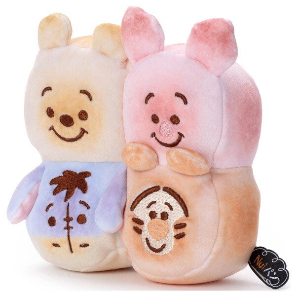 Japan Takara Tomy - Nui Pan Character Tear Bread Pooh, Piglet, Eeyore, Tigger Plush Toy Size S (Release Date: Aug 6, 2025)