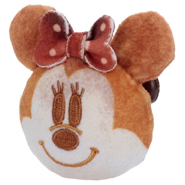 Japan Takara Tomy - Nui Pan Character Bun Minnie Mouse Plush Badge (Release Date: Aug 6, 2025)