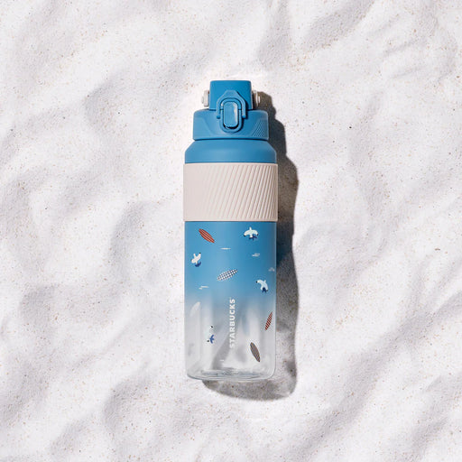 Starbucks Hong Kong - SUMMER SEAGULL AND SUFRBOARD PLASTIC WATERBOTTLE 35.4OZ