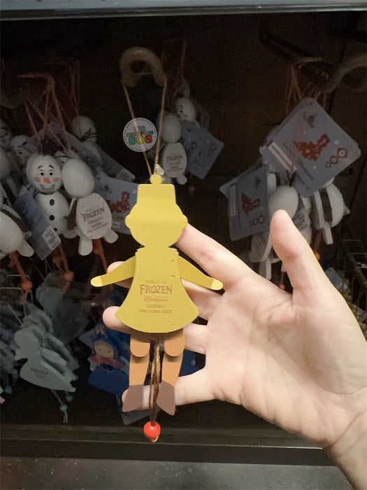 HKDL - World of Frozen 1st Anniversary Wooden Decoration