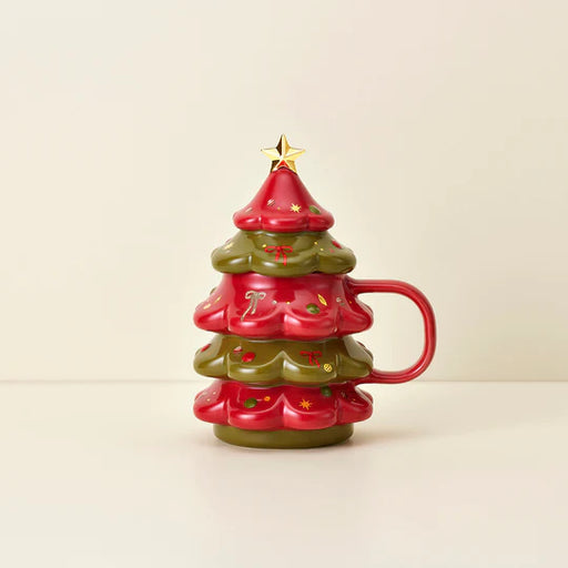 Hong Kong Starbucks - Christmas "Blissful Homecoming" 2023 x XMAS TREE MUG 12OZ