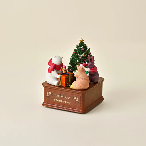 Hong Kong Starbucks - Christmas "Blissful Homecoming" 2023 x HOLIDAY FRIENDS MUSIC BOX