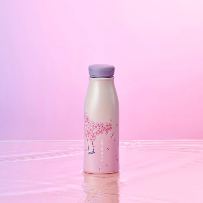 Starbucks Hong Kong - Sakura Cherry Blossom 2024 Collection x CHERRY BLOSSOM SECRET GARDEN SWING SS WATERBOTTLE 12OZ