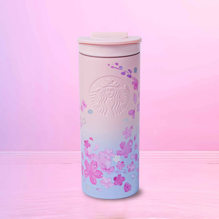 Starbucks Hong Kong - Sakura Cherry Blossom 2024 Collection x SAKURA PINK PURPLE GRADIENT SS TUMBLER 12OZ