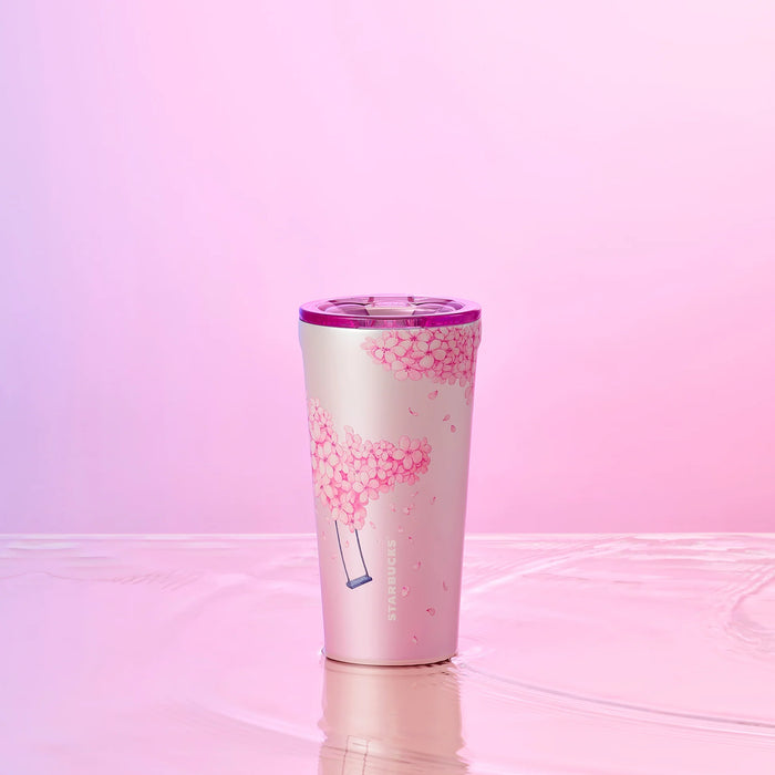 Starbucks Hong Kong - Sakura Cherry Blossom 2024 Collection x CHERRY BLOSSOM SECRET GARDEN SWING SS TUMBLER 15.2OZ