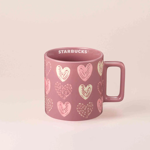Starbucks Hong Kong - Feline in Love Collection x 12 Oz Ceramic VDay Heart