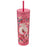 Starbucks Hong Kong - Lunar New Year, Year of Dragon Collection x 16 oz Dragon in Flower Patch Pink SS Cold Cup