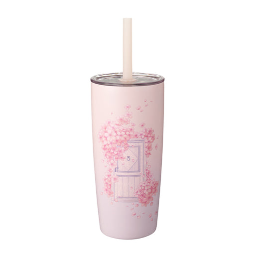 Starbucks Taiwan - Cherry Blossom Sakura 2024 - 18. Sakura Garden Stainless Steel Double Lid Cold Cup 591ml