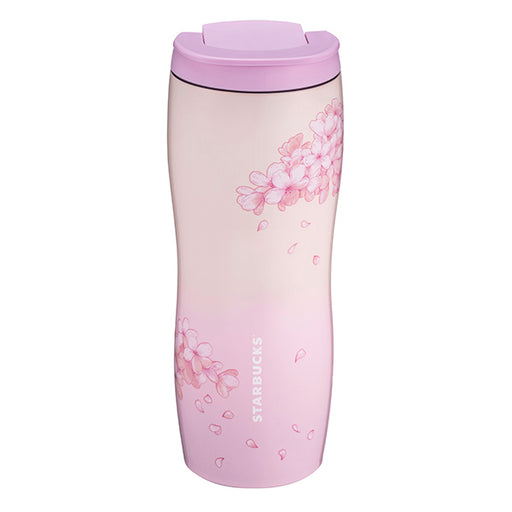 Starbucks Taiwan - Cherry Blossom Sakura 2024 - 24. Cherry Blossoms Flying Stainless Steel Cup 591ml