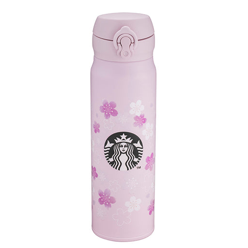 Starbucks Taiwan - Cherry Blossom Sakura 2024 - 27. Pink Sakura Petal Stainless Steel Handy Bottle 600ml