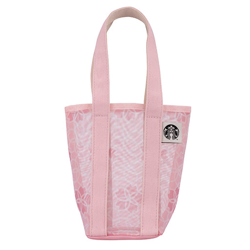 Starbucks Taiwan - Cherry Blossom Sakura 2024 - 34. Pink Cherry Mesh Tumbler Bag