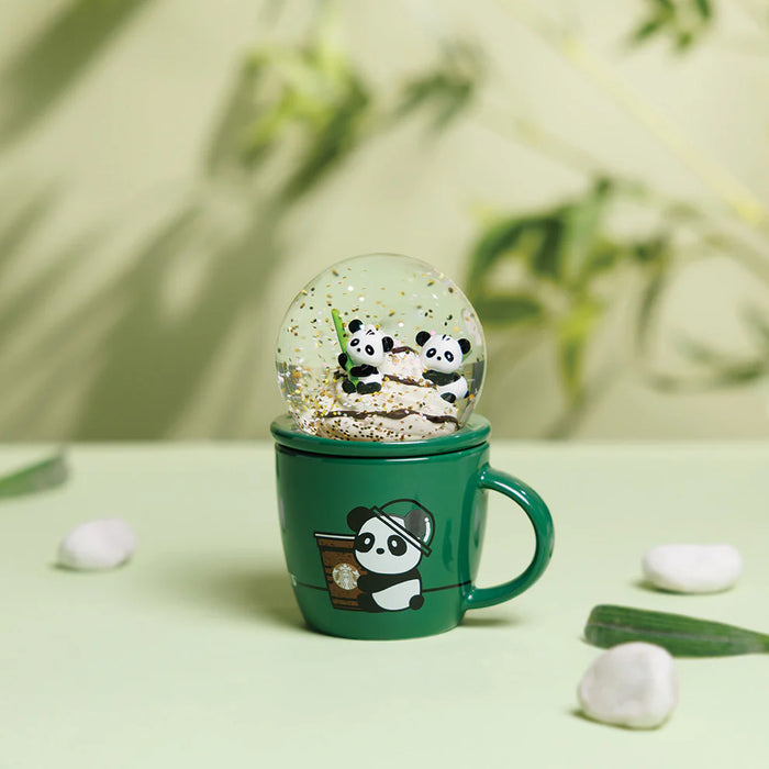 Starbucks Hong Kong - Into the Panda-Dise Snowglobe Mug 3 oz (Release Date: Feb 1, 2025)