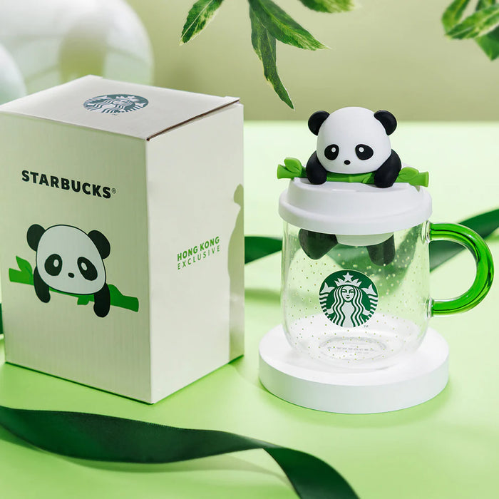 Starbucks Hong Kong - Into the Panda x Panda Gwerenn Glass Mug 10oz