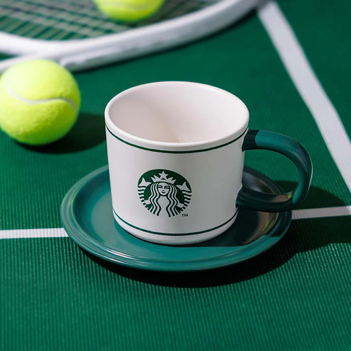 Starbucks Hong Kong - Connected in Green Collection x CONNECTED IN GREEN CERAMIC MUG WITH SAUCER 12OZ