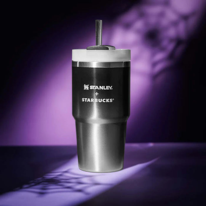 Starbucks Hong Kong - Haunted Coffee House Collection x STANLEY x STARBUCKS ANCHO GRADIENT BLACK STAINLESS TEEL TUMBLER WITH TRANSPARENT STRAW 20OZ