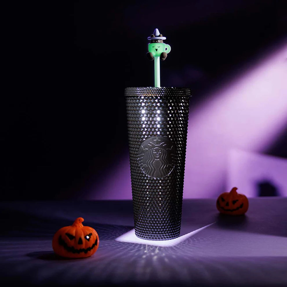 Starbucks Hong Kong - Haunted Coffee House Collection x CAT WITCH GHOST WITH STOPPER COLD CUP 24OZ