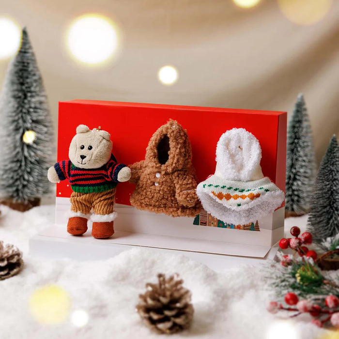 Starbucks Hong Kong - Cookie House Collection x BEARISTA BEAR PLUSH KEYCHAIN & COSTUME BOX SET