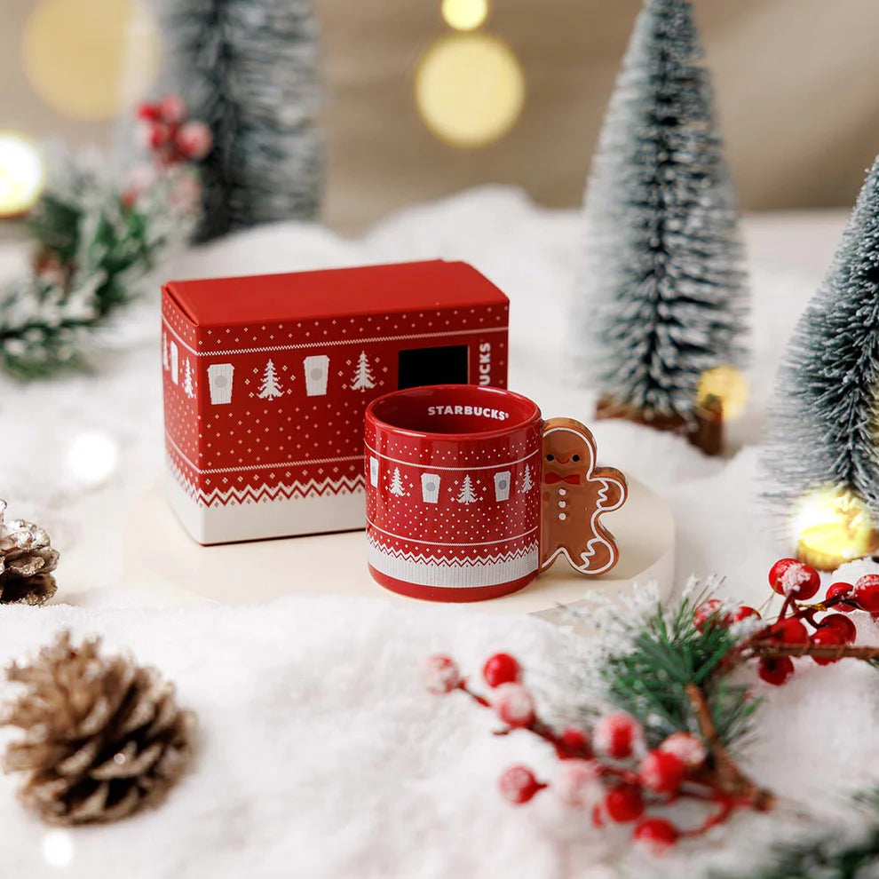Starbucks Hong Kong - Cookie House Collection x GINGER BEAR MUG GIFT SET 3OZ
