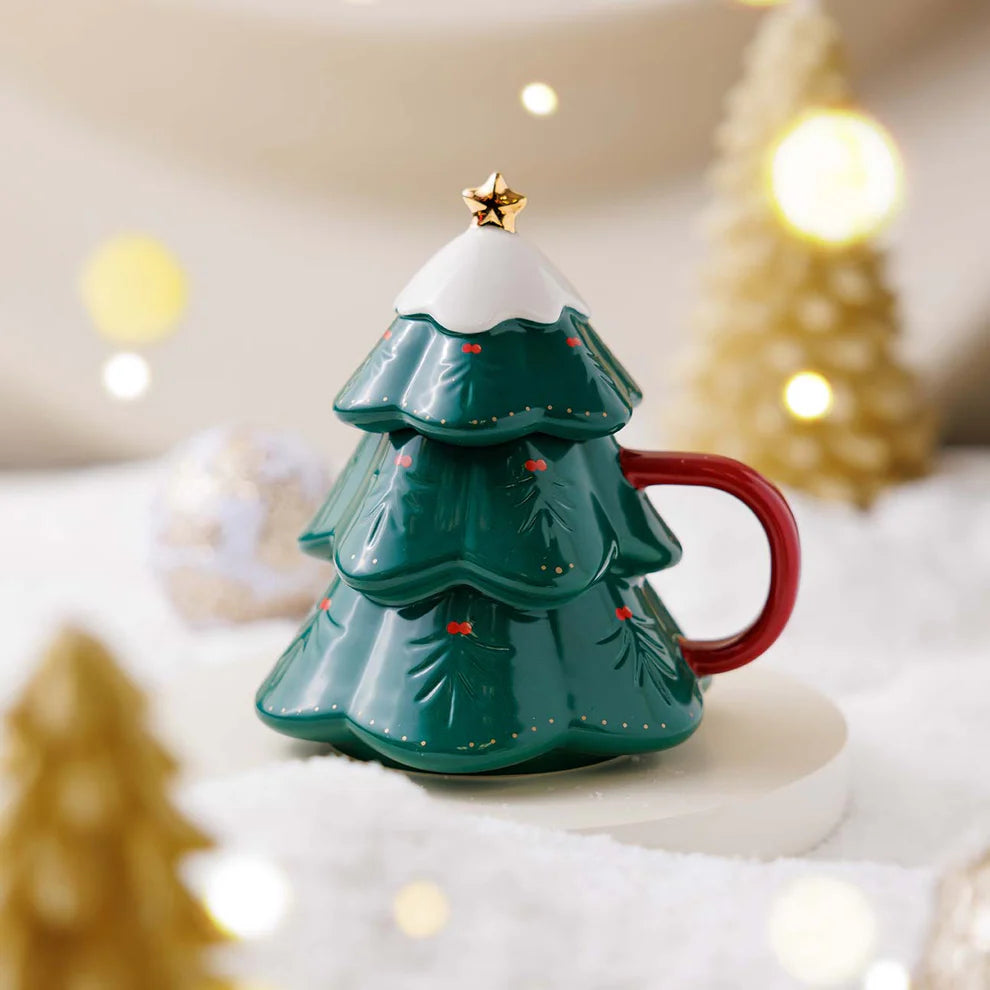 Starbucks Hong Kong - Cookie House Collection x CHRISTMAS TREE MUG 13OZ