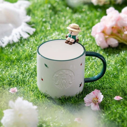Starbucks Hong Kong - 2026 Bearista Farmer Collection x Ceramic Mug + Cup Clip Bearista  12.5OZ