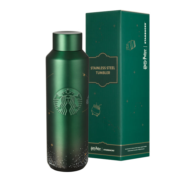 Starbucks Hong Kong - 2026 Harry Potter Colledction x Green Harry Potter Stainless Steel Water Bottle 591 ml (Release Date: Mar 23, 2026)
