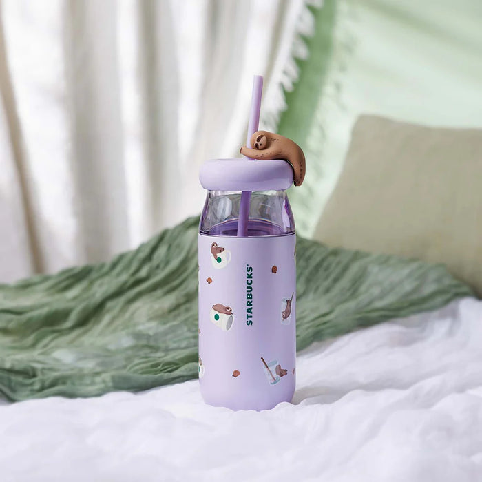 Starbucks Hong Kong - 2026 Easy, Breezy, A little Lazy Collection x SLEEPY FLOPPING SLOTHS STAINLESS STEEL COLD CUP 17OZ