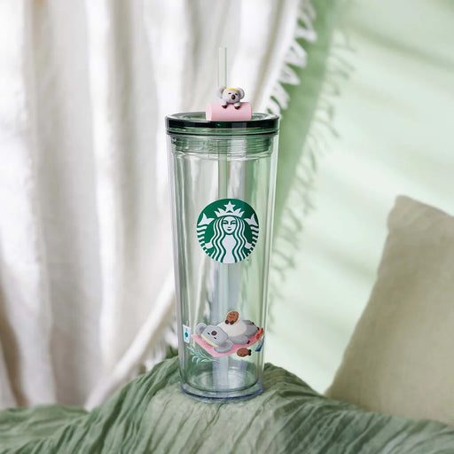 Starbucks Hong Kong - 2026 Easy, Breezy, A little Lazy Collection x KOALA SKIPPED THE GYM PLASTIC COLD CUP 24OZ