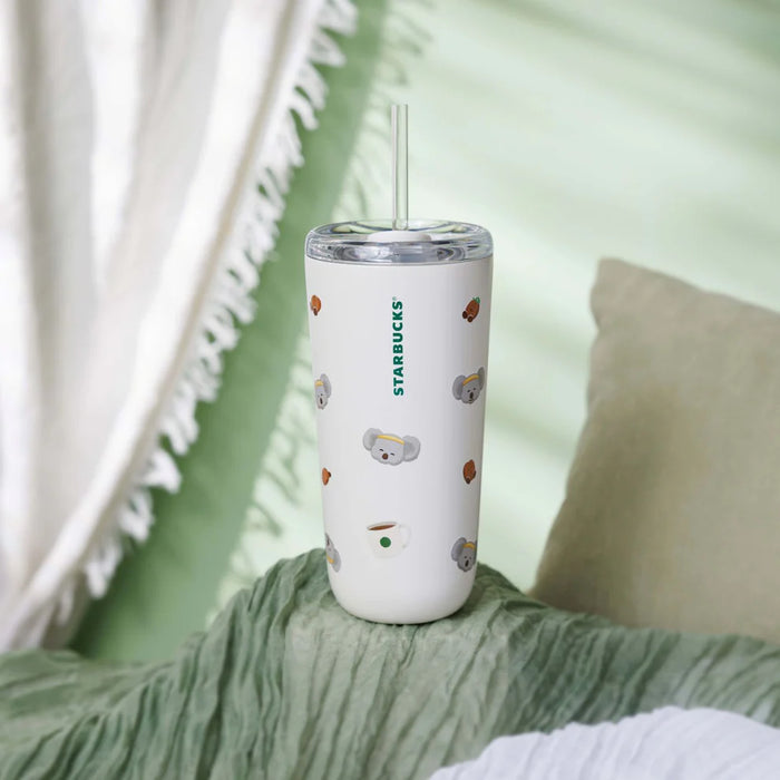 Starbucks Hong Kong - 2026 Easy, Breezy, A little Lazy Collection x BUBBLE NAP KOALA STAINLESS STEEL COLD CUP 16OZ