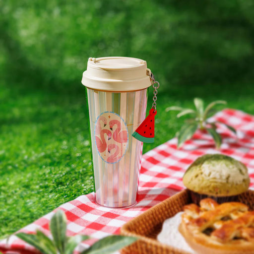 Starbucks Hong Kong - 2026 Taste Like Summer Collection x WATERMELON FLAMINGO PLASTIC TUMBLER 16OZ