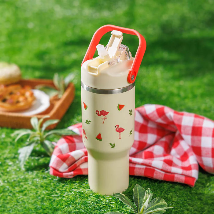 Starbucks Hong Kong - 2026 Taste Like Summer Collection x WATERMELON FLAMING STAINLESS STEEL TUMBLER 32OZ