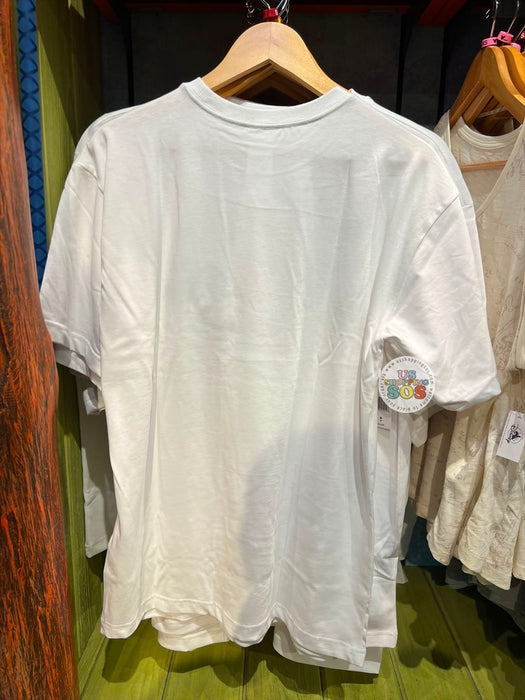 DLR/WDW - Winnie the Pooh & Friends 2026 - Pooh, Tigger & Eeyore Park Logo White Embroidered T-shirt (Adult)