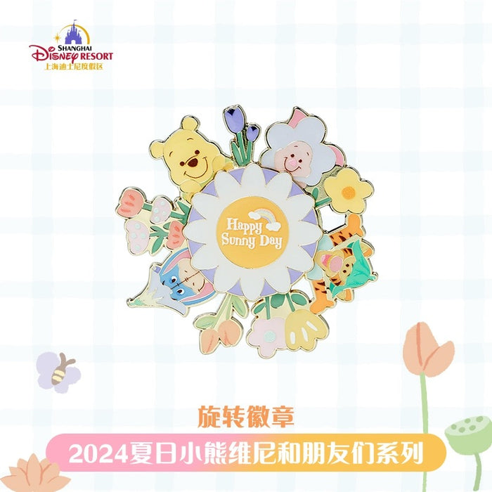 SHDL - Winnie the Pooh & Friends Summer 2024 Collection x Winnie the Pooh & Friends Spinnable Pin