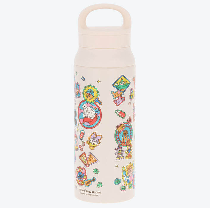 TDR - Tokyo Disney Resort "Park Map Motif" Pastel Color Collection - Stainless Steel Bottle (Release Date: Dec 11, 2025)