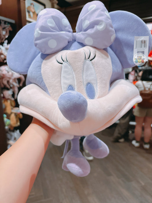 SHDL  - Big Head Plush Hat - Minnie Mouse (Color: Purple)