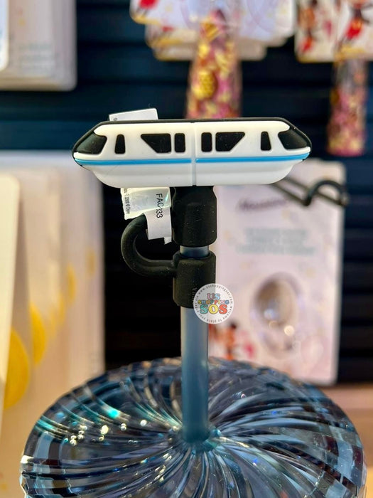 DLR/WDW -  Disneyland Monorail Silicone Straw Topper