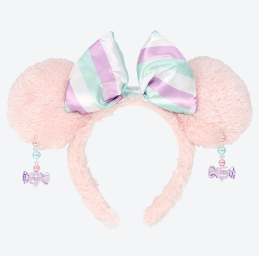 TDR - Vanellope's Sweets Pop World Collection x Minnie Mouse Fluffy Ear Headband (Release Date: Jan 14, 2025)