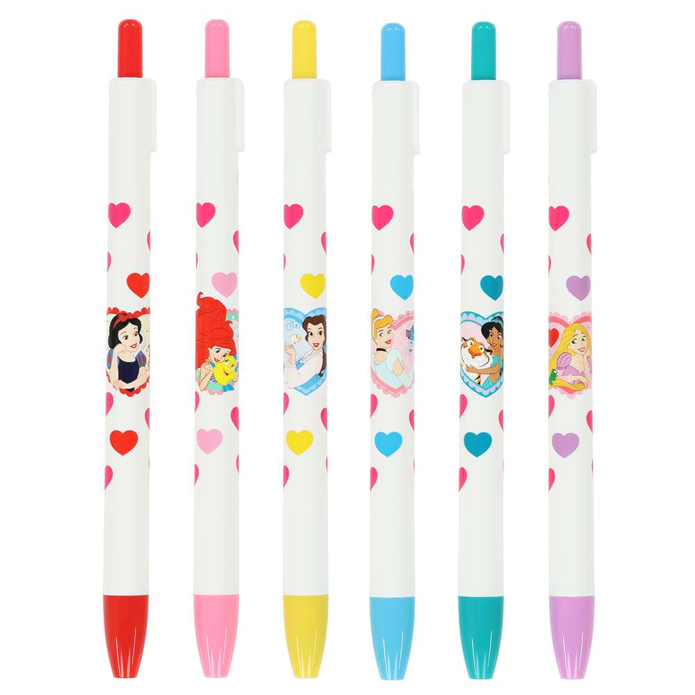 TDR - 2026 Disney Princess "You are Loved!" Collection x Clickart Color Pens Set of 6 (Release Date: Jul 16, 2026)