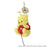 Japan Exclusive - Winnie the Pooh 100th Anniversary Logo Kororin Plush Keychain