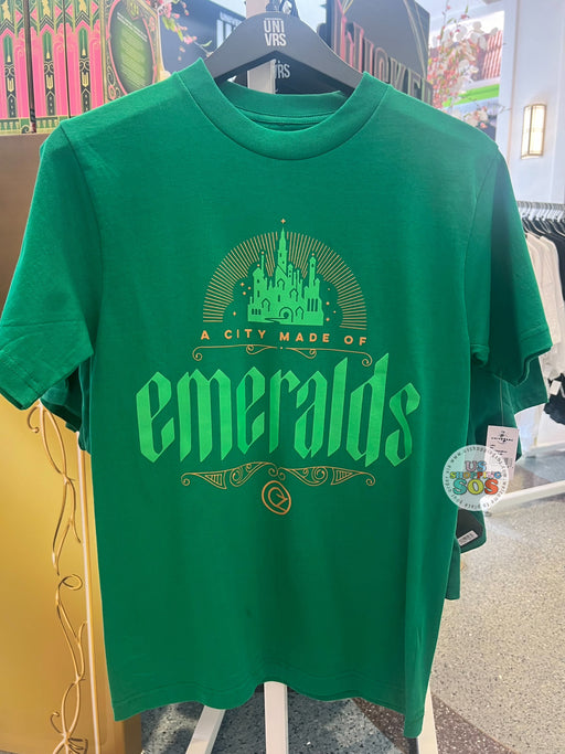 Universal Studios - Wicked - A City Made of Emeralds Forest Green T-shirt (Adult)