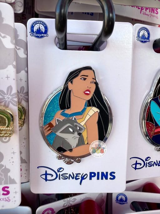 DLR/WDW - Disney Princess Glitter Portraits 2025 - Pocahontas & Meeko Pin