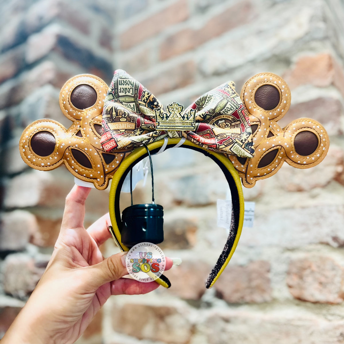 DLR/WDW - Mickey Pretzel Oktoberfest Simulated Leather Ear